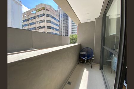 Varanda de kitnet/studio para alugar com 1 quarto, 26m² em Consolação, São Paulo