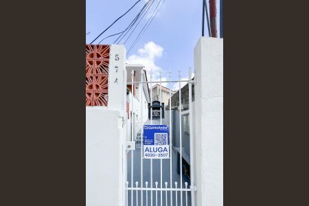 Casa para alugar com 50m², 1 quarto e sem vagaFachada + plaquinha