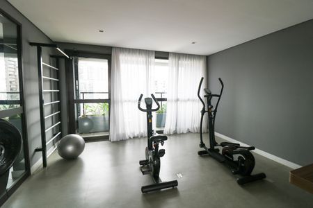Studio para alugar com 30m², 1 quarto e 1 vaga Studio para alugar com 30m², 1 quarto e 1 vagaÁrea comum - Academia