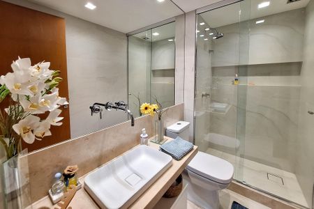 Apartamento à venda com 129m², 3 quartos e 2 vagasBanheiro Social