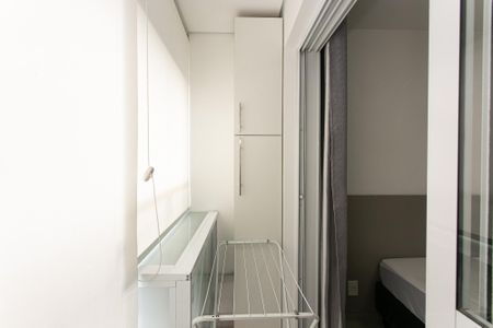Studio para alugar com 27m², 1 quarto e sem vagaVaranda