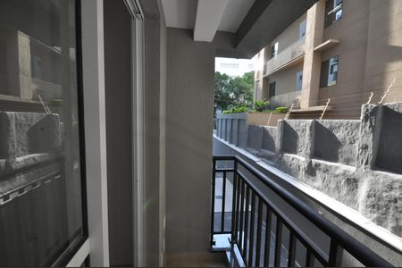 Sacada da Sala de apartamento à venda com 1 quarto, 28m² em Vila Gustavo, São Paulo