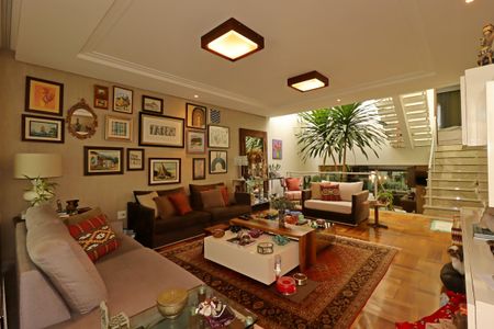 Sala de casa à venda com 3 quartos, 175m² em Vila Scarpelli, Santo André