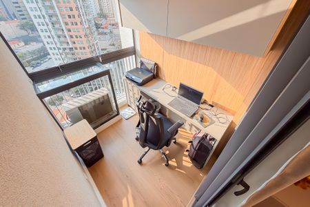 Studio para alugar com 22m², 1 quarto e sem vagaVaranda / Escritório