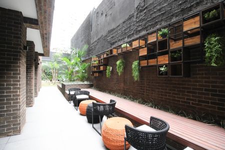 Área comum de apartamento para alugar com 1 quarto, 30m² em Indianópolis, São Paulo