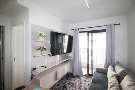 Sala de apartamento para alugar com 1 quarto, 30m² em Indianópolis, São Paulo