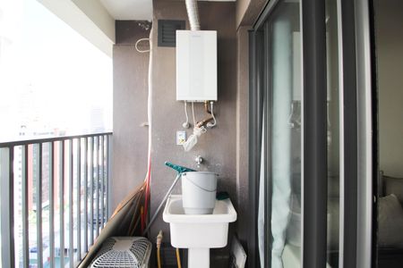 Varanda de apartamento para alugar com 1 quarto, 30m² em Indianópolis, São Paulo
