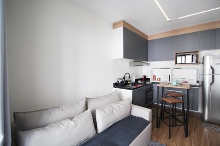 Sala de apartamento para alugar com 1 quarto, 30m² em Indianópolis, São Paulo