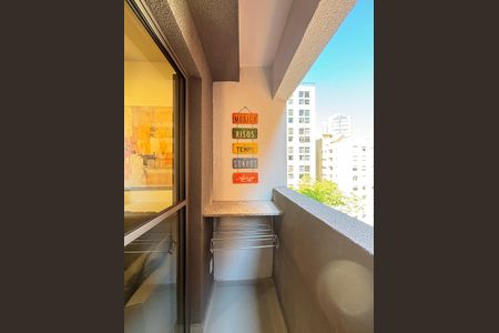 Varanda de apartamento para alugar com 1 quarto, 26m² em Vila Nova Conceição, São Paulo
