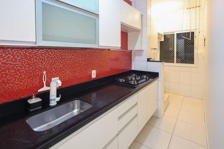 cozinha de apartamento para alugar com 2 quartos, 55m² em Jardim Moacyr Arruda, Indaiatuba