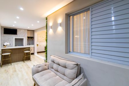 Varanda Gourmet de apartamento à venda com 2 quartos, 92m² em Vila Augusta, Guarulhos