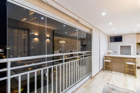 Varanda Gourmet de apartamento à venda com 2 quartos, 92m² em Vila Augusta, Guarulhos