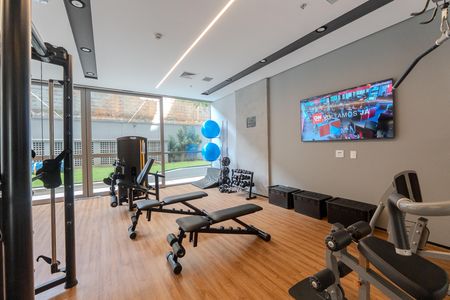 Studio à venda com 24m², 1 quarto e sem vaga Studio à venda com 24m², 1 quarto e sem vagaÁrea comum - Academia