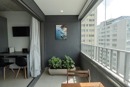 Studio à venda com 24m², 1 quarto e sem vaga Studio à venda com 24m², 1 quarto e sem vagaSacada