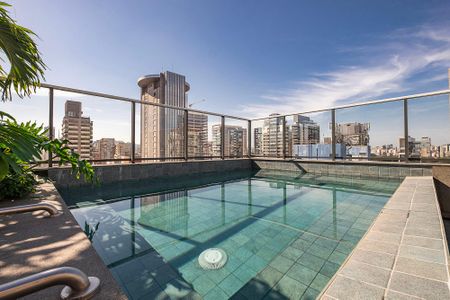 Studio para alugar com 26m², 1 quarto e sem vagaPiscina