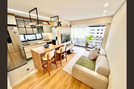 Sala/Cozinha de apartamento à venda com 2 quartos, 54m² em Parque Mandaqui, São Paulo