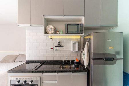 Studio para alugar com 26m², 1 quarto e sem vaga Studio para alugar com 26m², 1 quarto e sem vagaCozinha