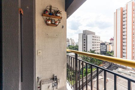 Varanda do Studio de kitnet/studio para alugar com 1 quarto, 26m² em Campos Elíseos, São Paulo