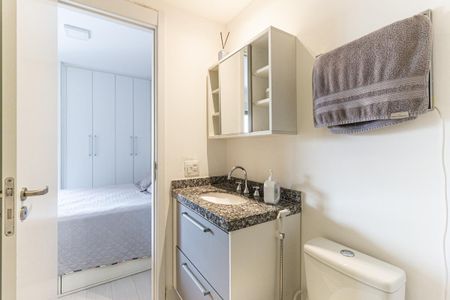 Studio para alugar com 26m², 1 quarto e sem vaga Studio para alugar com 26m², 1 quarto e sem vagaBanheiro