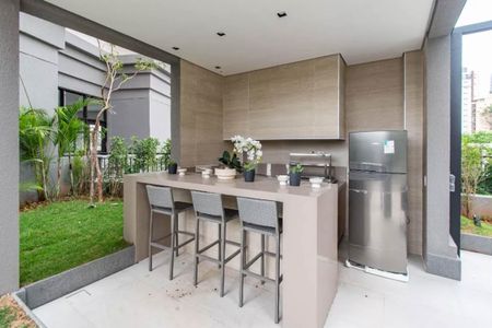 Studio para alugar com 32m², 1 quarto e sem vaga Studio para alugar com 32m², 1 quarto e sem vagaÁrea comum - Churrasqueira