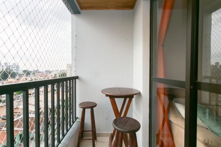 Varanda da Sala  de apartamento à venda com 2 quartos, 56m² em Itaquera, São Paulo