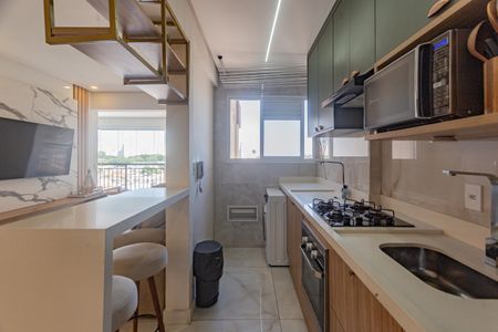 Apartamento à venda com 62m², 2 quartos e 1 vagaCozinha e Área de Serviço