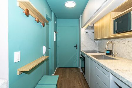 Studio para alugar com 24m², 1 quarto e 1 vagaCozinha