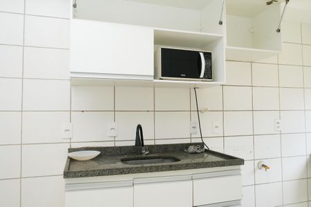 cozinha de apartamento para alugar com 2 quartos, 45m² em Ponto Chic, Nova Iguaçu