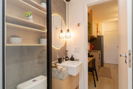 Studio para alugar com 23m², 1 quarto e sem vagaBanheiro