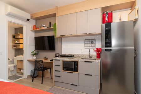 Studio para alugar com 23m², 1 quarto e sem vagaQuarto
