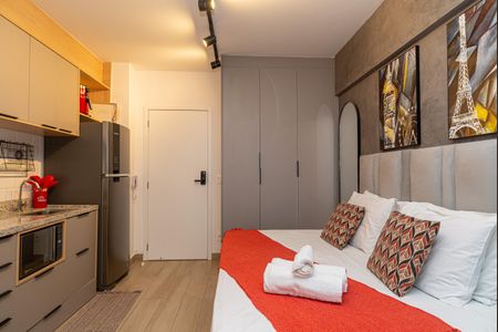 Studio para alugar com 23m², 1 quarto e sem vagaQuarto