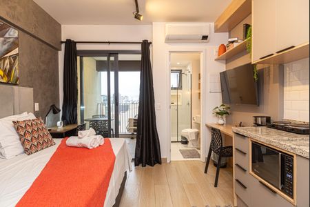 Studio para alugar com 23m², 1 quarto e sem vagaQuarto