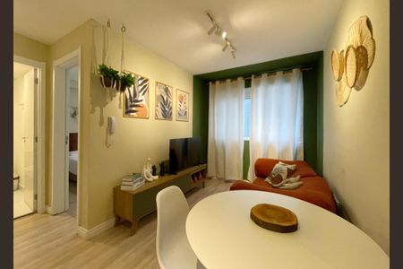 Sala de apartamento para alugar com 1 quarto, 26m² em Campos Elíseos, São Paulo