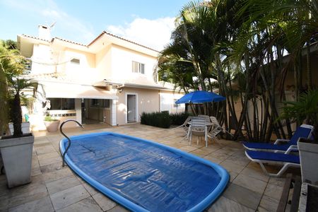 Área comum - PiscinaÁrea externa com Piscina de casa de condomínio à venda com 5 quartos, 280m² em Campo Comprido, Curitiba