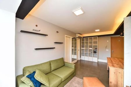 Sala de apartamento à venda com 1 quarto, 60m² em Petrópolis, Porto Alegre