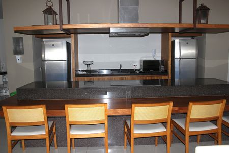 Studio à venda com 52m², 1 quarto e 1 vagaSalão de Festas