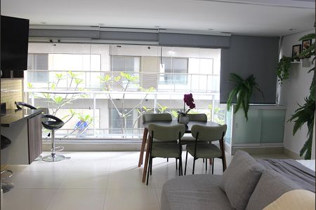 Studio à venda com 52m², 1 quarto e 1 vagaVaranda