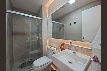 Banheiro da Suíte de apartamento para alugar com 1 quarto, 44m² em Ondina, Salvador