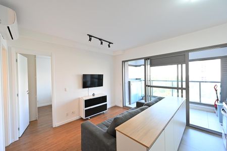 Sala de apartamento à venda com 1 quarto, 46m² em Vila Clementino, São Paulo