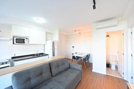 Sala de apartamento à venda com 1 quarto, 46m² em Vila Clementino, São Paulo