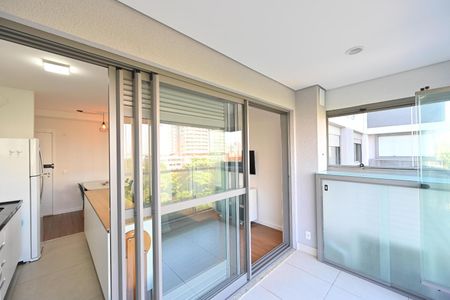 Varanda de apartamento à venda com 1 quarto, 46m² em Vila Clementino, São Paulo