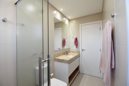 Casa de condomínio para alugar com 148m², 3 quartos e 4 vagasBanheiro