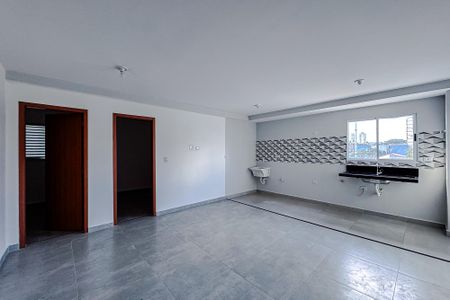 Sala/Cozinha de apartamento para alugar com 1 quarto, 55m² em Vila Esperança, São Paulo