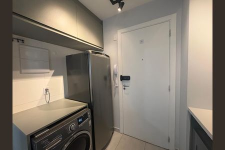 Cozinha de kitnet/studio para alugar com 1 quarto, 25m² em Vila Clementino, São Paulo