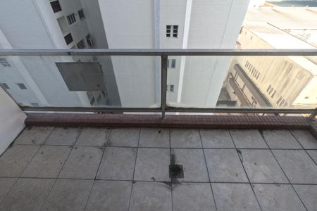 Varanda da Sala de apartamento para alugar com 1 quarto, 102m² em Gonzaga, Santos