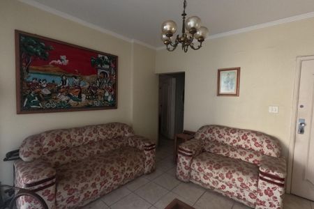 Sala de apartamento para alugar com 1 quarto, 102m² em Gonzaga, Santos