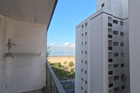 Varanda da Sala de apartamento para alugar com 1 quarto, 102m² em Gonzaga, Santos
