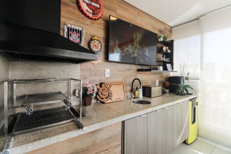 Varanda Gourmet  de apartamento à venda com 3 quartos, 102m² em Tatuapé, São Paulo