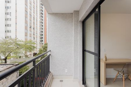 Apartamento para alugar com 28m², 1 quarto e sem vaga Apartamento para alugar com 28m², 1 quarto e sem vagaVaranda do Studio