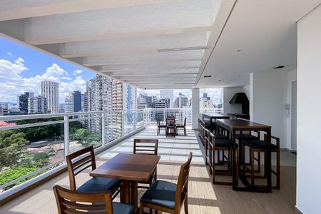 Studio para alugar com 34m², 1 quarto e 1 vagaÁrea comum - Churrasqueira